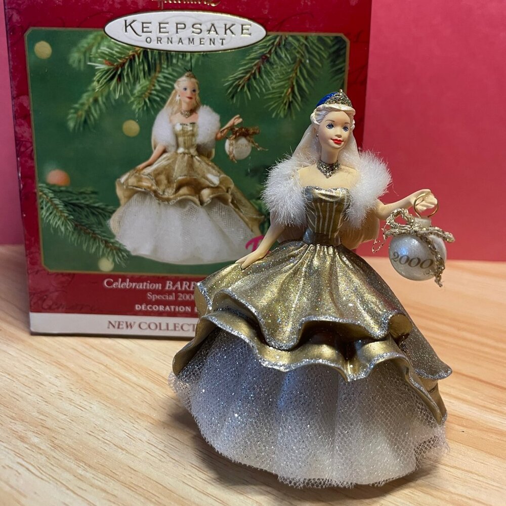 Hallmark Keepsake Ornament Celebration Barbie Ornament Special 2000 Edition #1